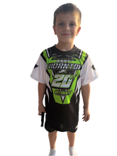 Load image into Gallery viewer, Green Sublimated TEE(same design, short sleeve &amp; no hood)
