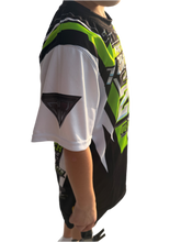 Load image into Gallery viewer, Green Sublimated TEE(same design, short sleeve &amp; no hood)
